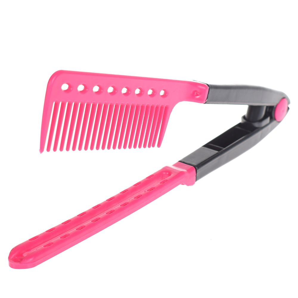 V-shaped clip messy hair comb