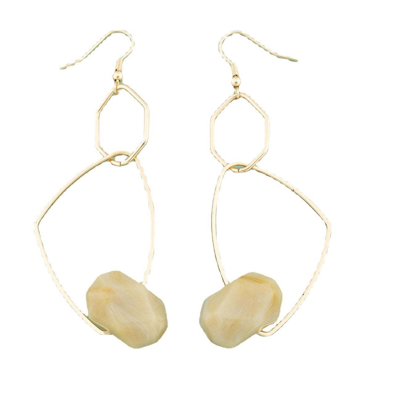 Acrylic Stone Bead Gift Earrings Dangle Women Fashion Jewelry Jewellery