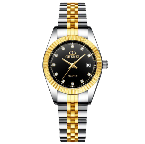 Golden couple watch men