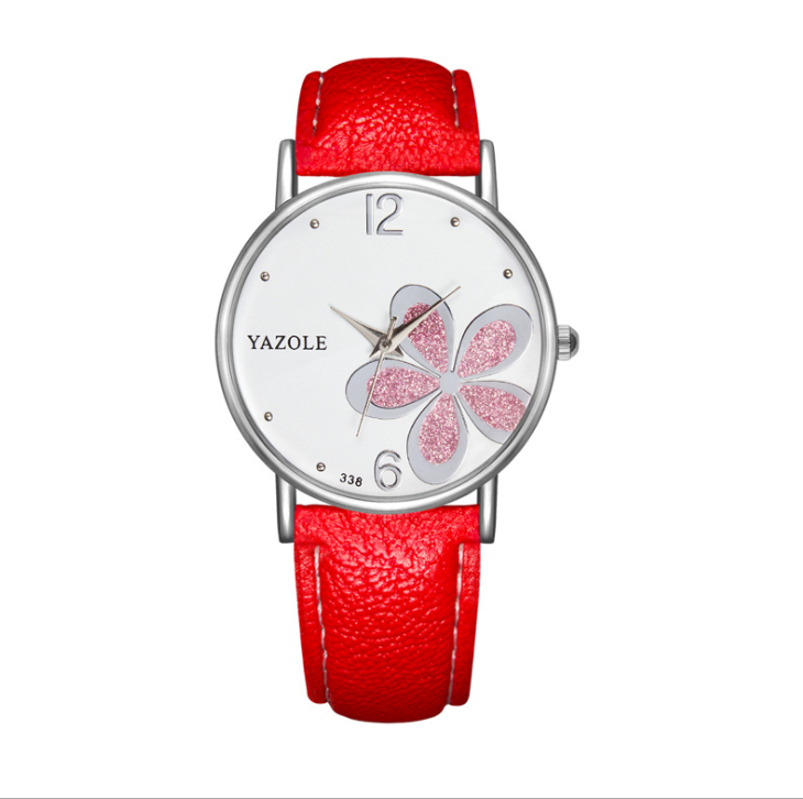 Korean fashion fashion watch commuter OL wind female watch four-leaf clover quartz watch female models