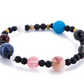 Universe Galaxy Eight Planets Solar System Guardian Star Natural Stone Beads Bracelet