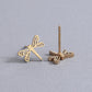 Hollow Dragonfly Stud Earrings Female Girl Fashion Earrings Birthday Holiday