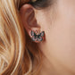 Gemstone Butterfly Studs Earring Exquisite Fashion Earrings For Women