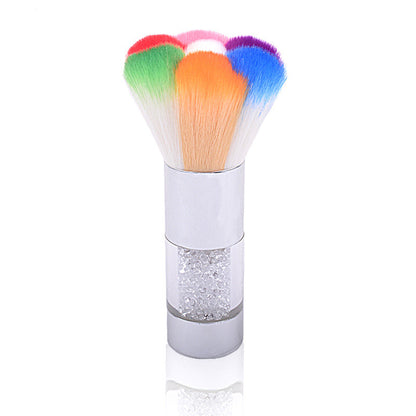 Water Drill Metal Handle Petal Type Nail Brush