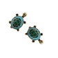 Green Turtle Stud Earrings Women Charm Stud Jewelry Birthday Holiday Gifts
