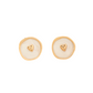 Heart Round Stud Earrings for Women Girls Ear Studs Jewelry Gift Fashion