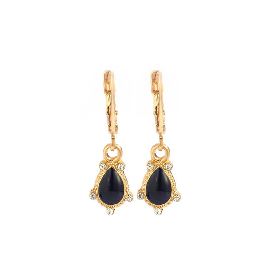 Black Teardrop Dangle Earring Exquisite Fashion Drop Earrings For Women