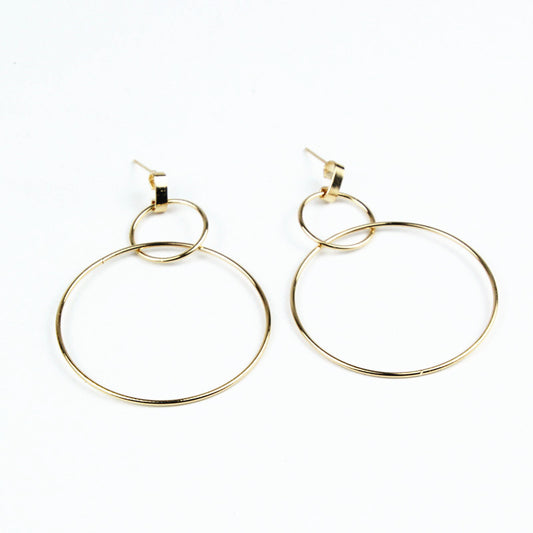 Simple Personality Exaggerated Long Geometric Earrings