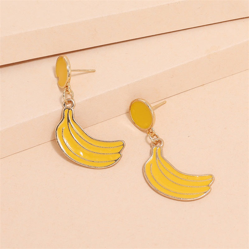 Bananas Pendant Dangle Earring Exquisite Fashion Drop Earrings For Women