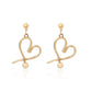Heart Pendant Dangle Earring Exquisite Fashion Drop Earrings For Women