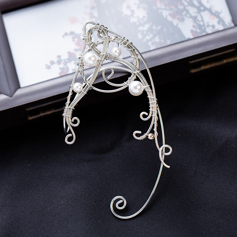 Fashionable And Simple Women's Metal Elf Earhook