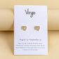 Twelve Constellation Earrings Gold And Silver 12 Zodiac