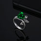Alloy Personality Plant Ladies Rose Ring