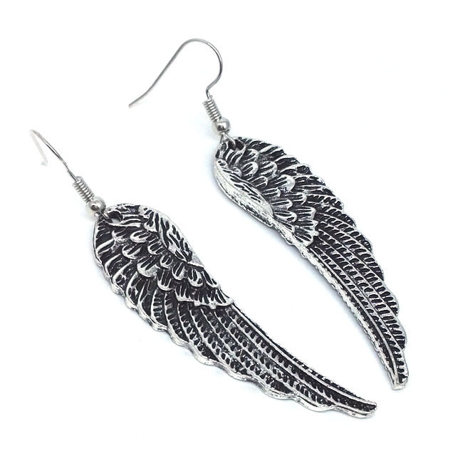 Angel Wings Pattern Jewelry Fashion Dangle Earrings for Girls Party Birthday Gift