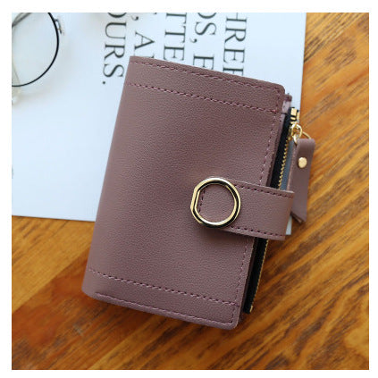 Buckle ring women wallet