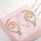 Shell Swirl Drop Ear Fashion Earrings for Women Party Jewelry Gift