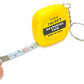 1M Mini Measuring Tape With Key Buckle Portable Random Color Hand Tools With Centimeter And Inch Scale