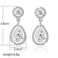 Luxury Tear Drop Dangling Drop Earrings Women Girls Gifts Jewelry Accessories