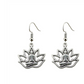 Lotus Yoga Drop Dangle Earrings Women Jewelry Gift for Her Accessories