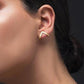 V-shaped Stud Earrings Women Jewelry Mom Gift Everyday Wear Earrings