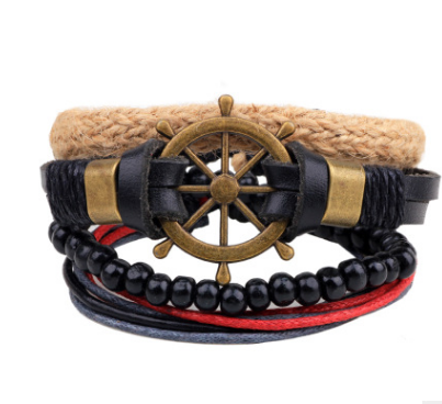 Fashion Beaded Leather Bracelets And Bracelets