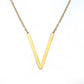 Fabulous Rose Gold Plated Stainless Steel Initial Letter Pendant Necklace
