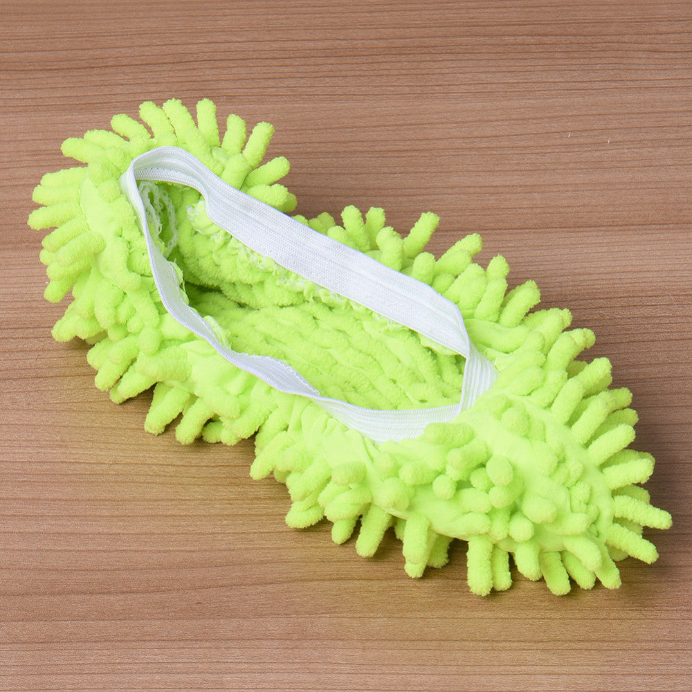 2pcs Set Multifunctional Chenille Micro Fiber Slipper Shoe Covers Clean Slippers Lazy Drag Shoe Mop Caps Household CleanTools