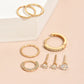 8pcs Set Ear Cuff and Studs Earrings Women Jewelry Gift for Her Accessories