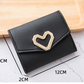New Wallet Short Style Cross Section Youth Tri-fold Wallet Business Multi-card Zipper Coin Purse Wallet Card Holder