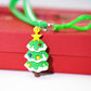 Santa Claus Elk Snowman Christmas Tree Key Pendant