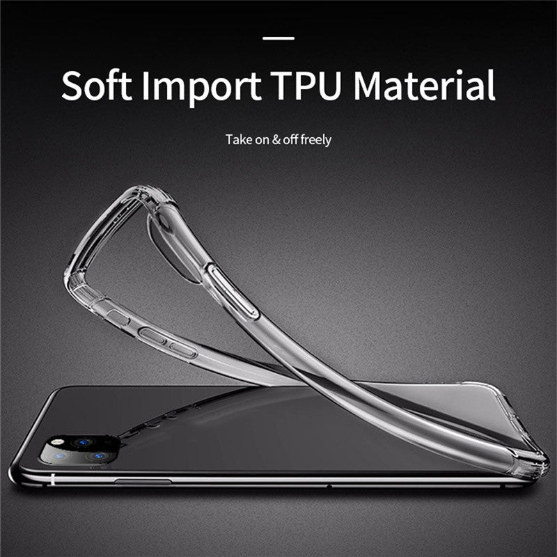 Shatter-resistant Transparent Silicone TPU Ultra-thin Phone Case