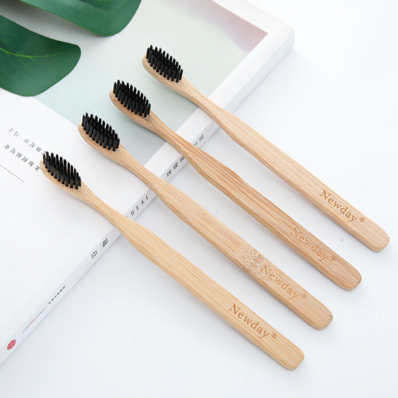 Natural Pure Bamboo Toothbrush Portable Soft Hair Tooth Brush Eco Friendly Brushes Oral Cleaning Care Tools