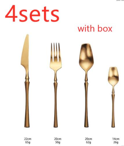 Four-piece Stainless Steel Cutlery Spoon