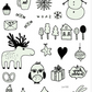 Flash Luminous Tattoo Christmas Glow In The Dark Glitter Fluorescent Temporary Tattoos Stickers