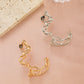 1pc Irregular Pattern Ear Wrap Stud Earrings Women Fashionable Luxurious