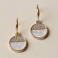 Creative Round Ear Drop Earrings Dangle Women Fashion Jewelry Gift for Her
