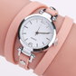 Women's Circle Bracelet Watch PU Strap Simple Alloy Small Dial Women's WatchM