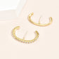 2pc Ear Cuff Stud Earrings Women Jewelry Mom Gift Everyday Wear Earrings