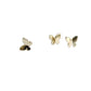 Miniature Butterfly Stud Earrings Fashion Women Female Earrings Piercing Jewelry