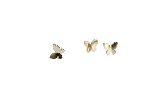 Miniature Butterfly Stud Earrings Fashion Women Female Earrings Piercing Jewelry