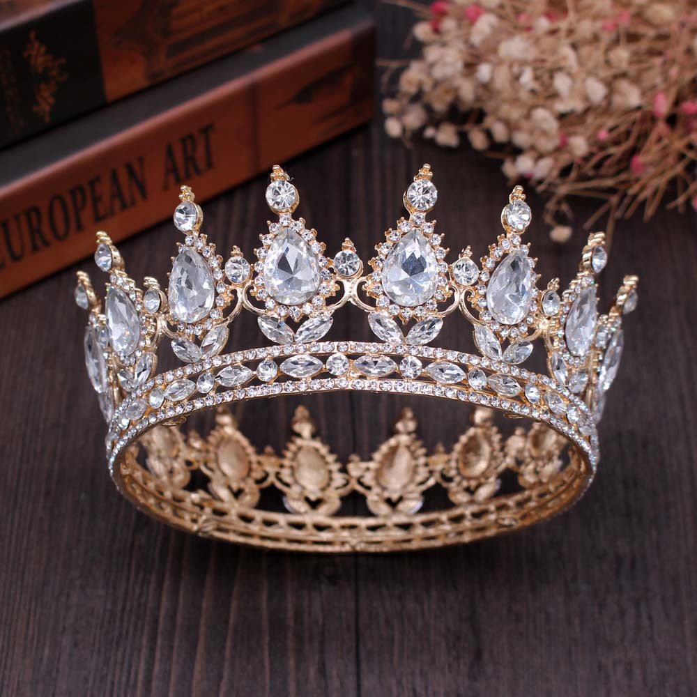 Bride Wedding Atmosphere Round Crown Tiara