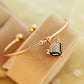 Vintage Crystal Beauty Rose Gold Bracelet Cute
