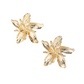 Metal Flower Design Stud Earrings for Women Girls Ear Studs Jewelry Gift Fashion