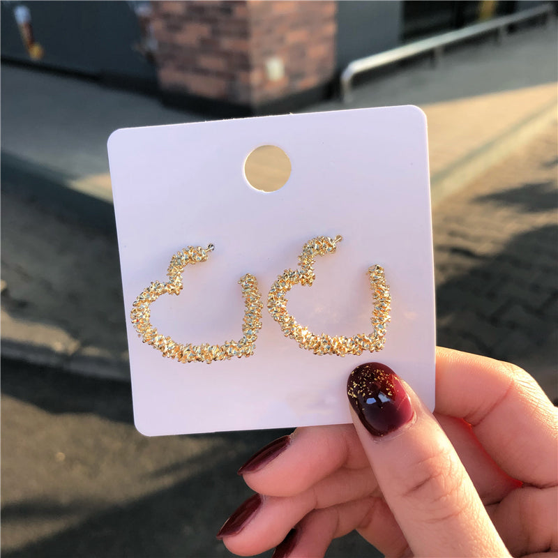 Heart Style Jewelry Fashion Dangle Earrings for Girls Party Birthday Gift