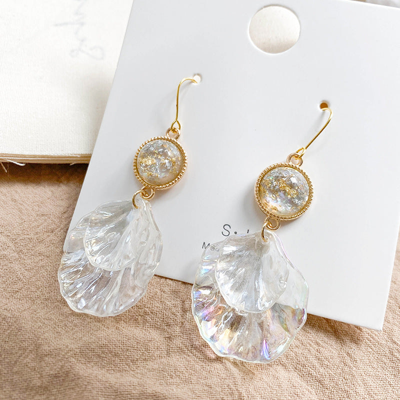 Acrylic shell earrings