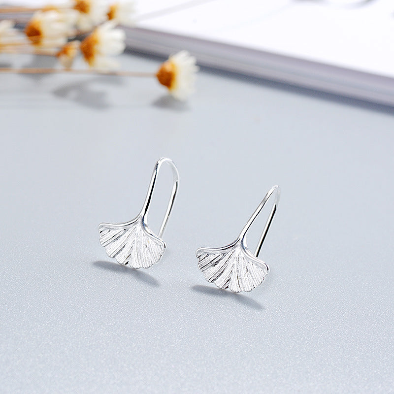 Ginkgo Hook Earrings Women Jewelry Mom Gift Everyday Wear Earrings