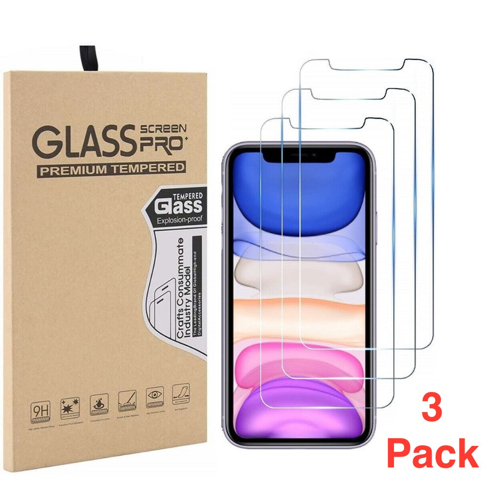 Screen Protector Tempered Glass Self-Adhere for iPhone 11 Pro Max [3 Pack]