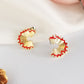 Pencil Shavings Jewelry Stud Earring Modern Fashion Women Earrings Piercing