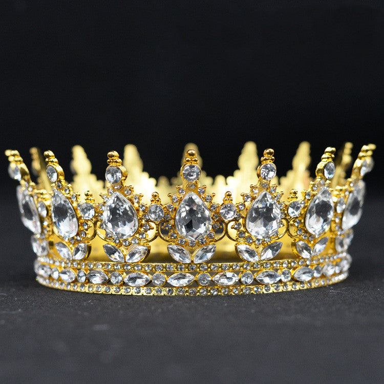 Bride Wedding Atmosphere Round Crown Tiara