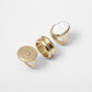 Vintage ethnic wind geometric ring